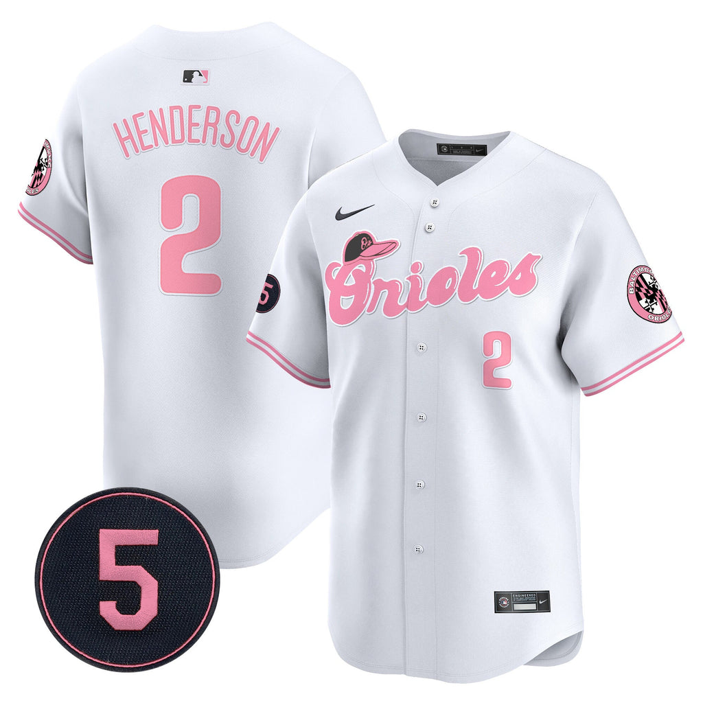 Unisex Baltimore Pastel Style Robinson Patch Vapor Premier Limited Jersey