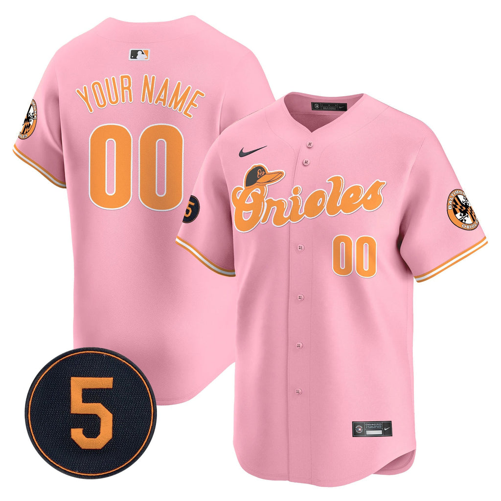 Unisex Baltimore Pastel Style Robinson Patch Vapor Premier Limited Custom Jersey