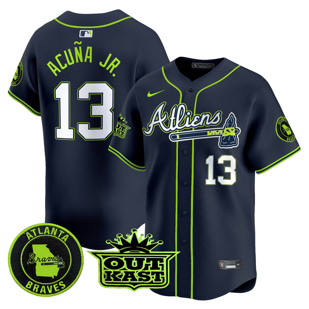 Men’s Atlanta Atliens Vapor Premier Limited Jersey V4
