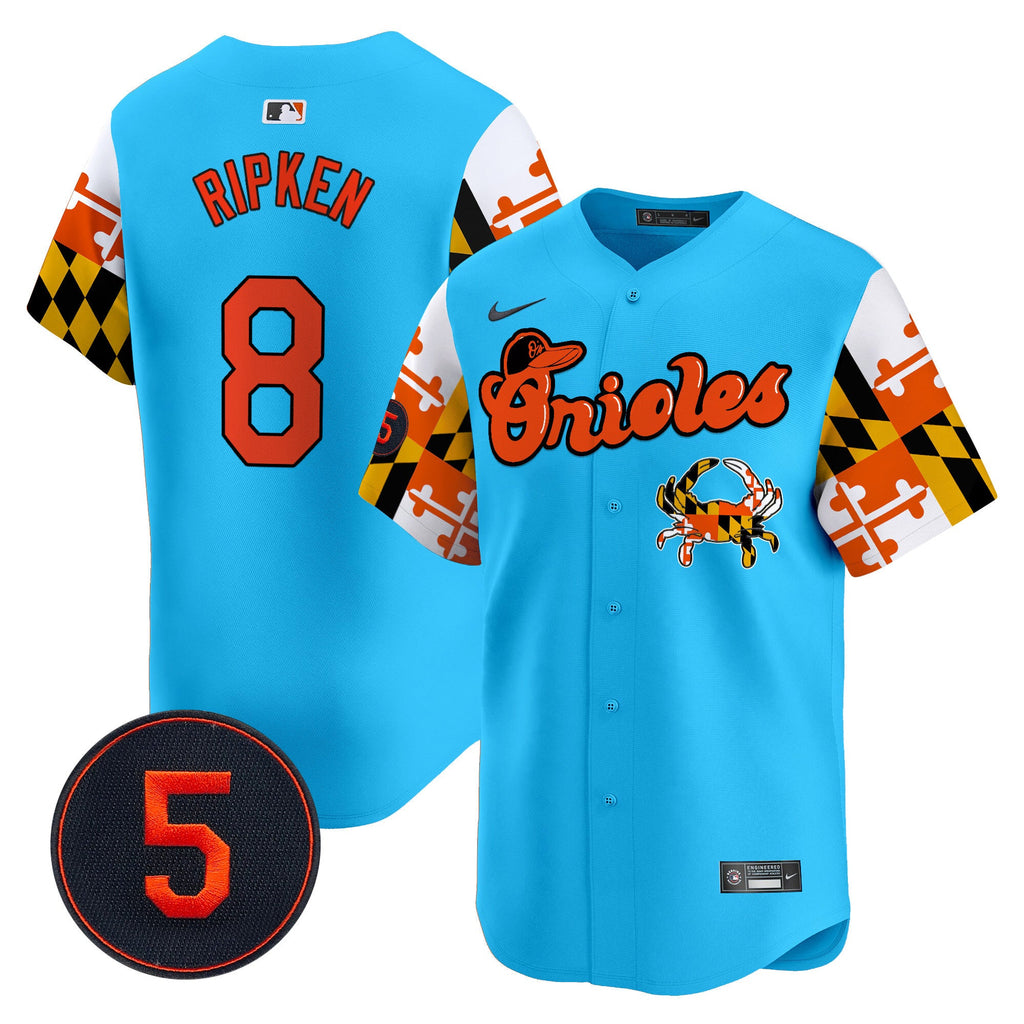 Men’s Baltimore Robinson Patch Vapor Premier Limited Jersey V7