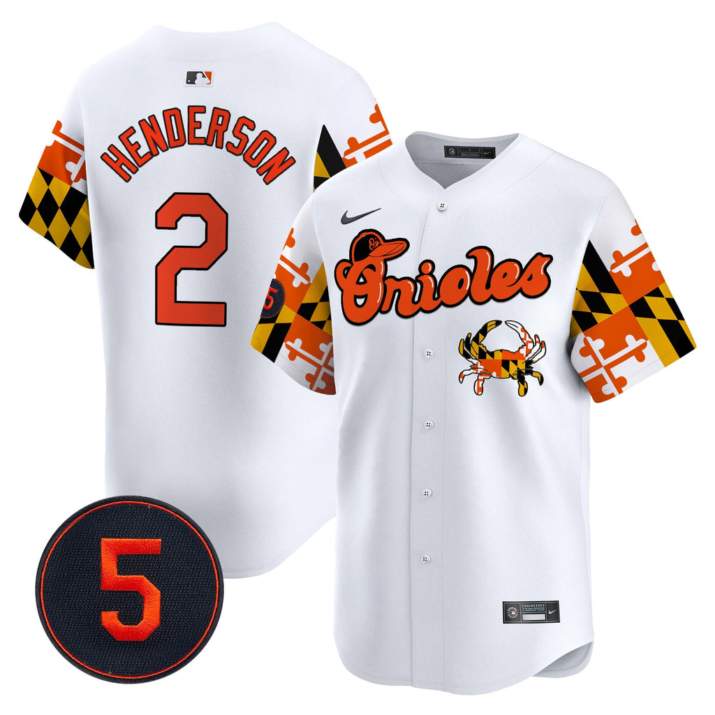 Men’s Baltimore Robinson Patch Vapor Premier Limited Jersey V7