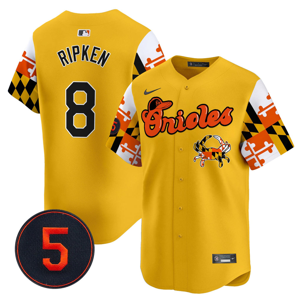 Men’s Baltimore Robinson Patch Vapor Premier Limited Jersey V7