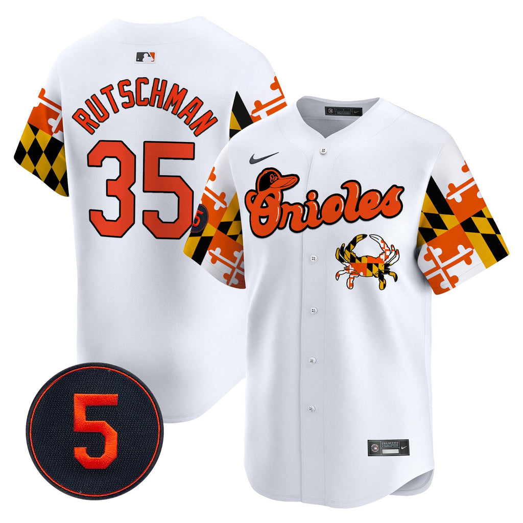 Men’s Baltimore Robinson Patch Vapor Premier Limited Jersey V7