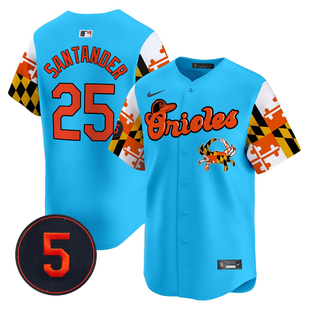 Men’s Baltimore Robinson Patch Vapor Premier Limited Jersey V7