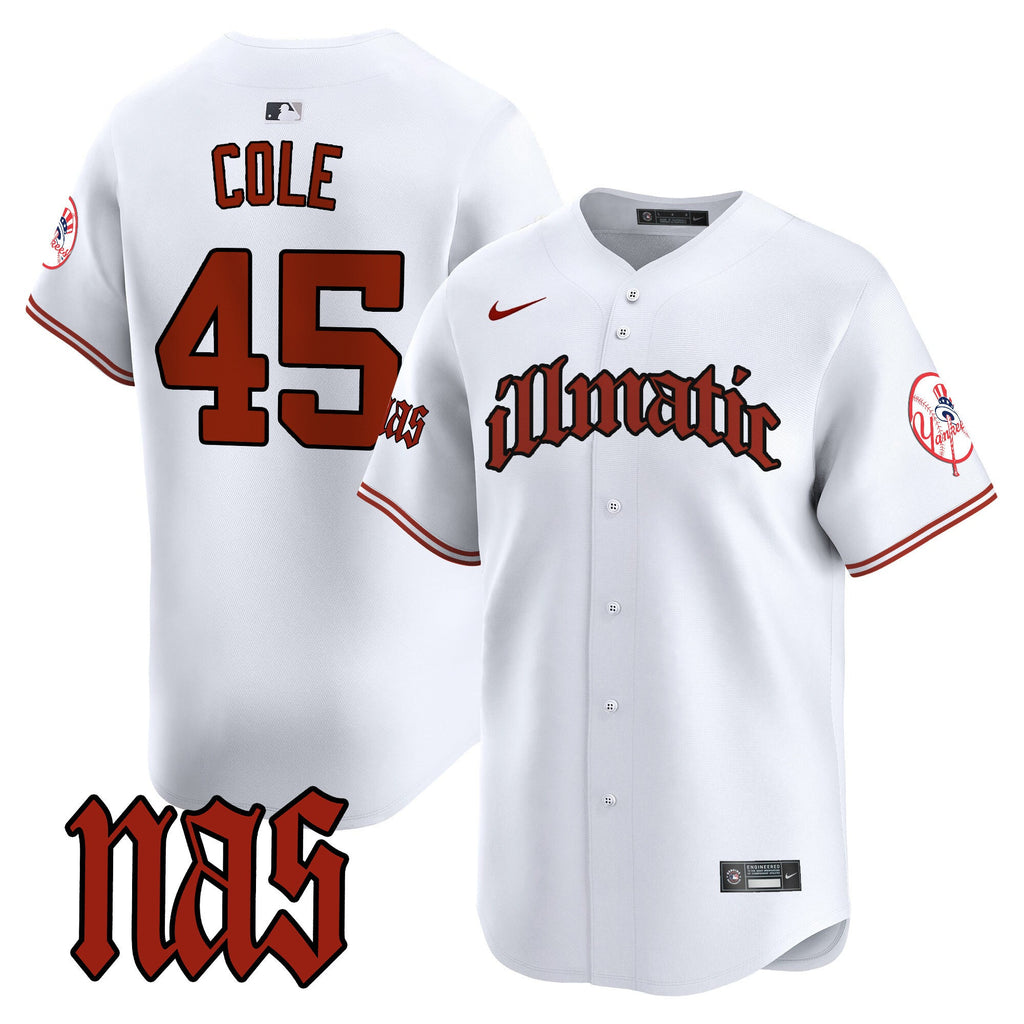 Men’s New York Nas Illmatic Vapor Premier Limited Jersey