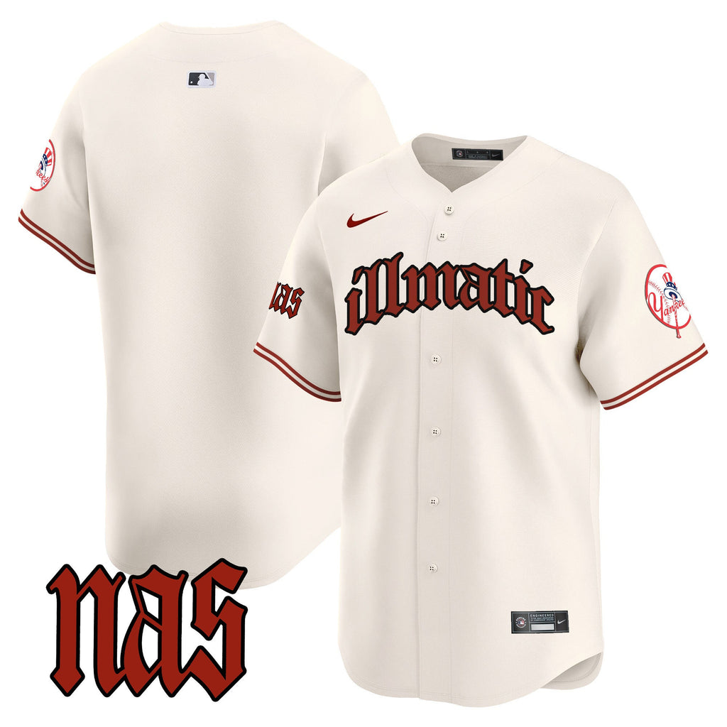 Men’s New York Nas Illmatic Vapor Premier Limited Jersey