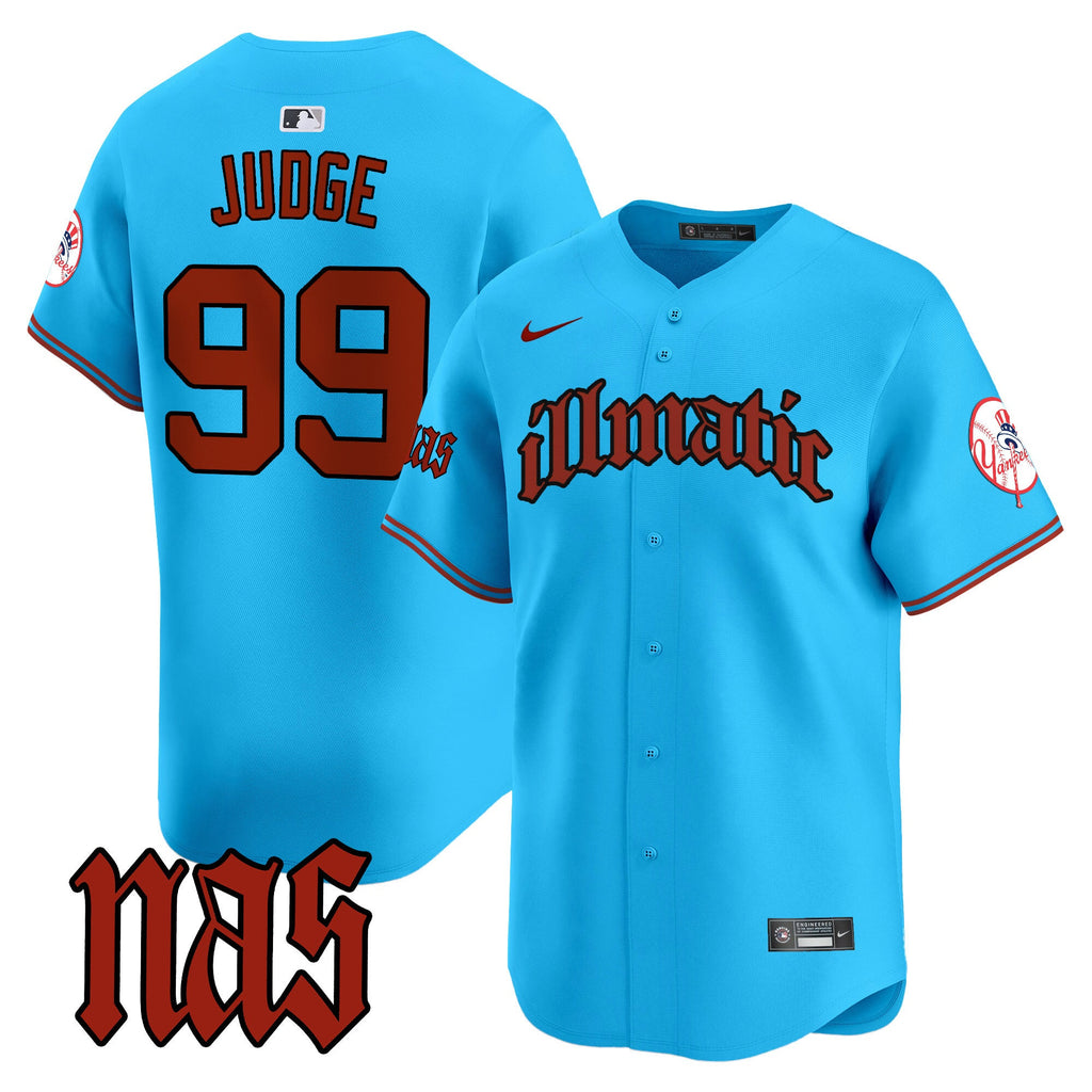 Men’s New York Nas Illmatic Vapor Premier Limited Jersey