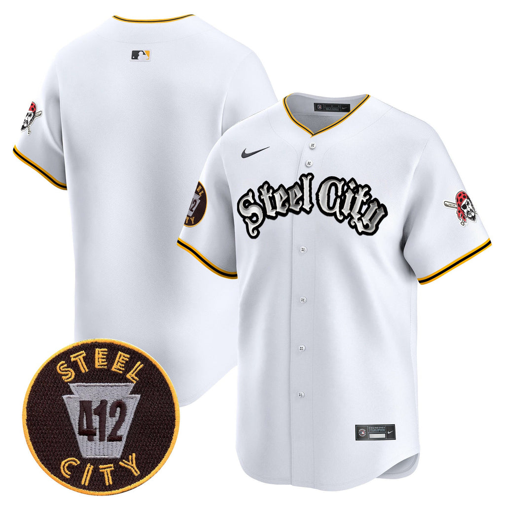 Men’s Pittsburgh 412 Patch Vapor Premier Limited Jersey V2