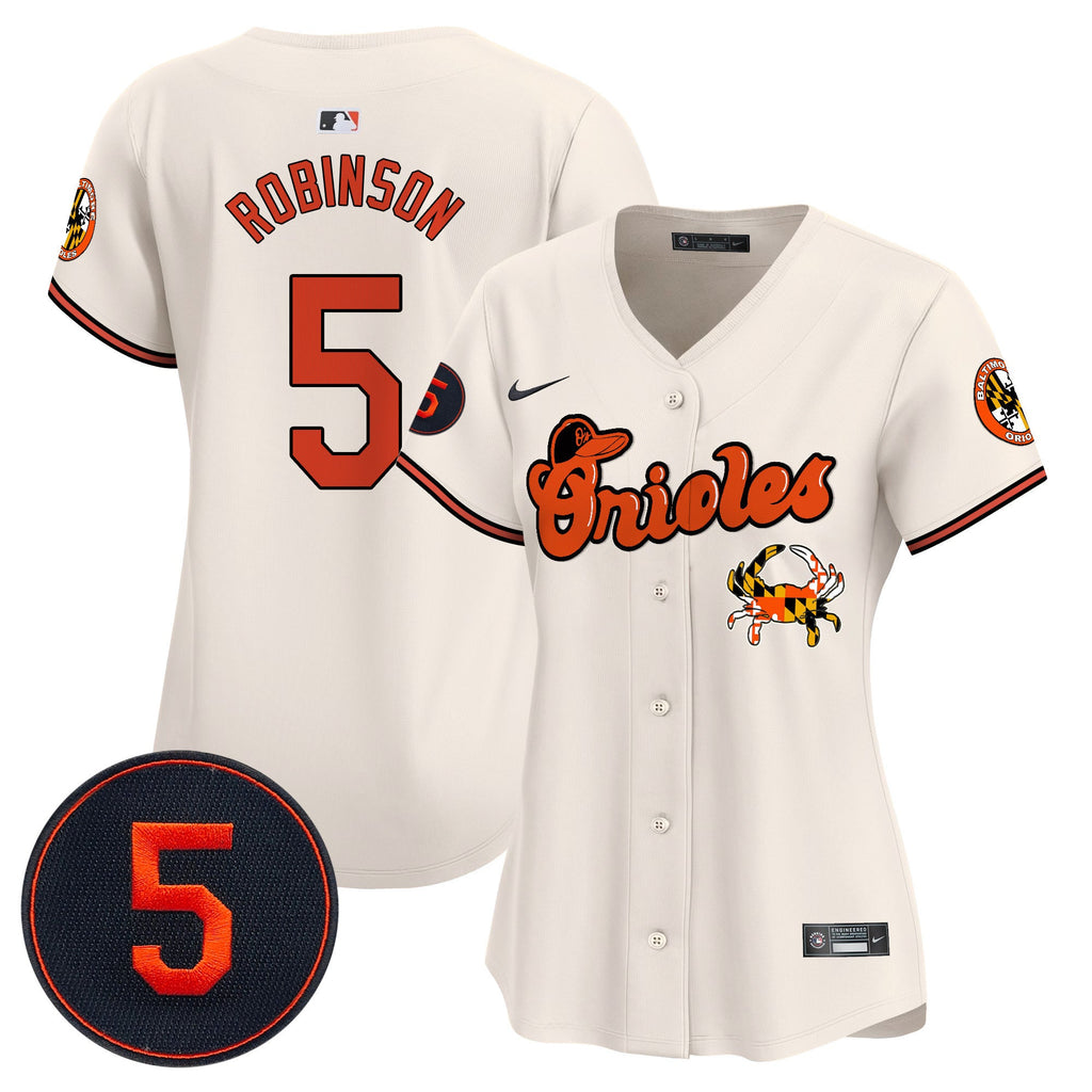 Women’s Baltimore Robinson Patch Vapor Premier Limited Jersey V6