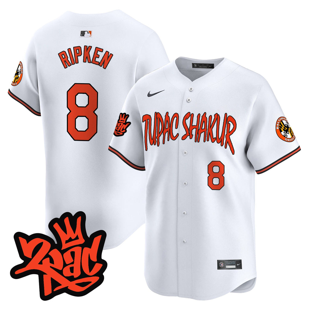 Men’s Baltimore Tupac Shakur Vapor Premier Limited Jersey