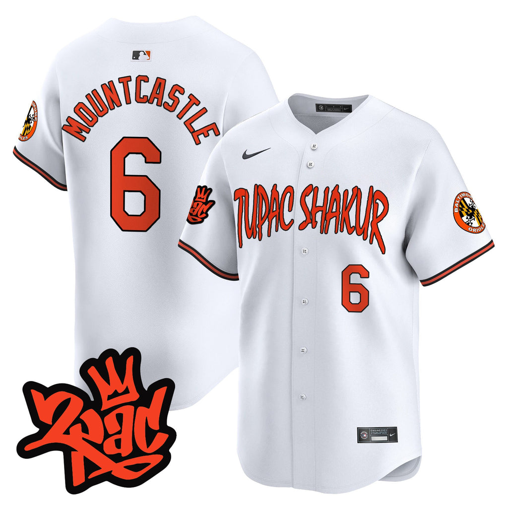 Men’s Baltimore Tupac Shakur Vapor Premier Limited Jersey