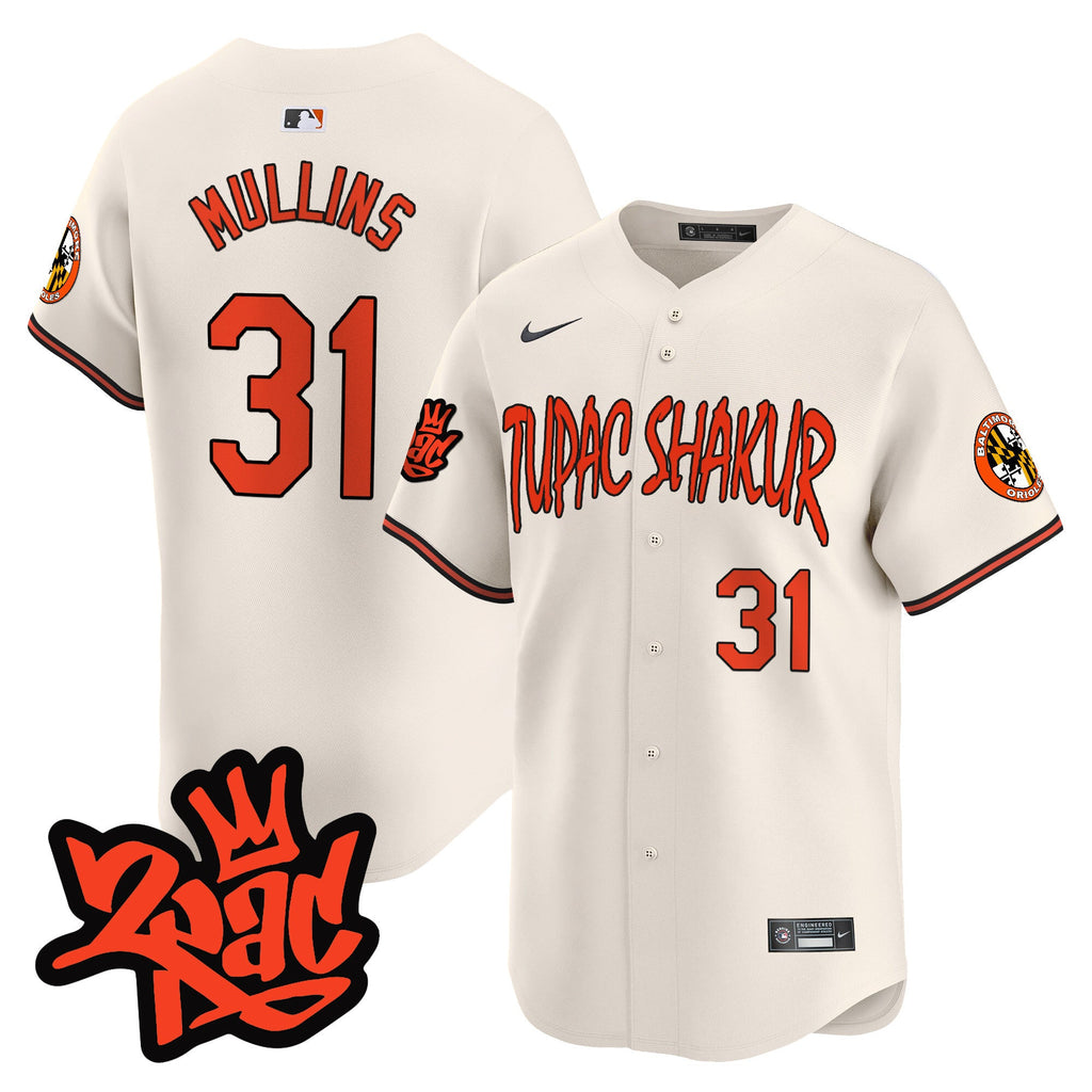 Men’s Baltimore Tupac Shakur Vapor Premier Limited Jersey