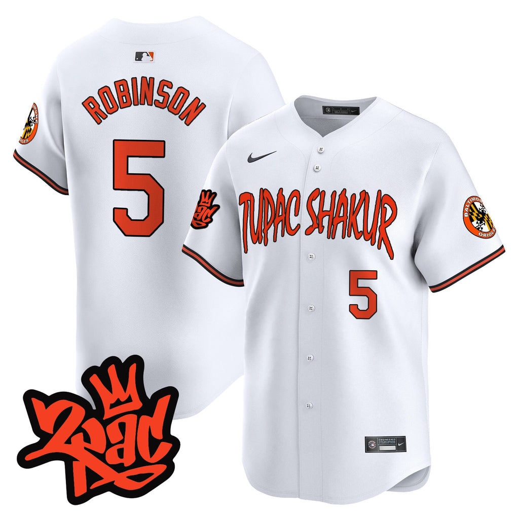 Men’s Baltimore Tupac Shakur Vapor Premier Limited Jersey