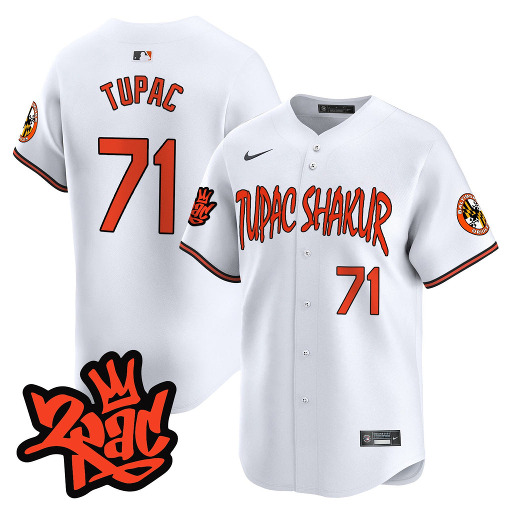 Men’s Baltimore Tupac Shakur Vapor Premier Limited Jersey