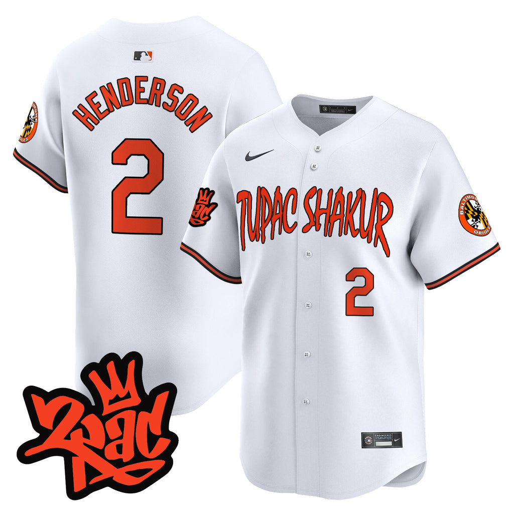 Men’s Baltimore Tupac Shakur Vapor Premier Limited Jersey