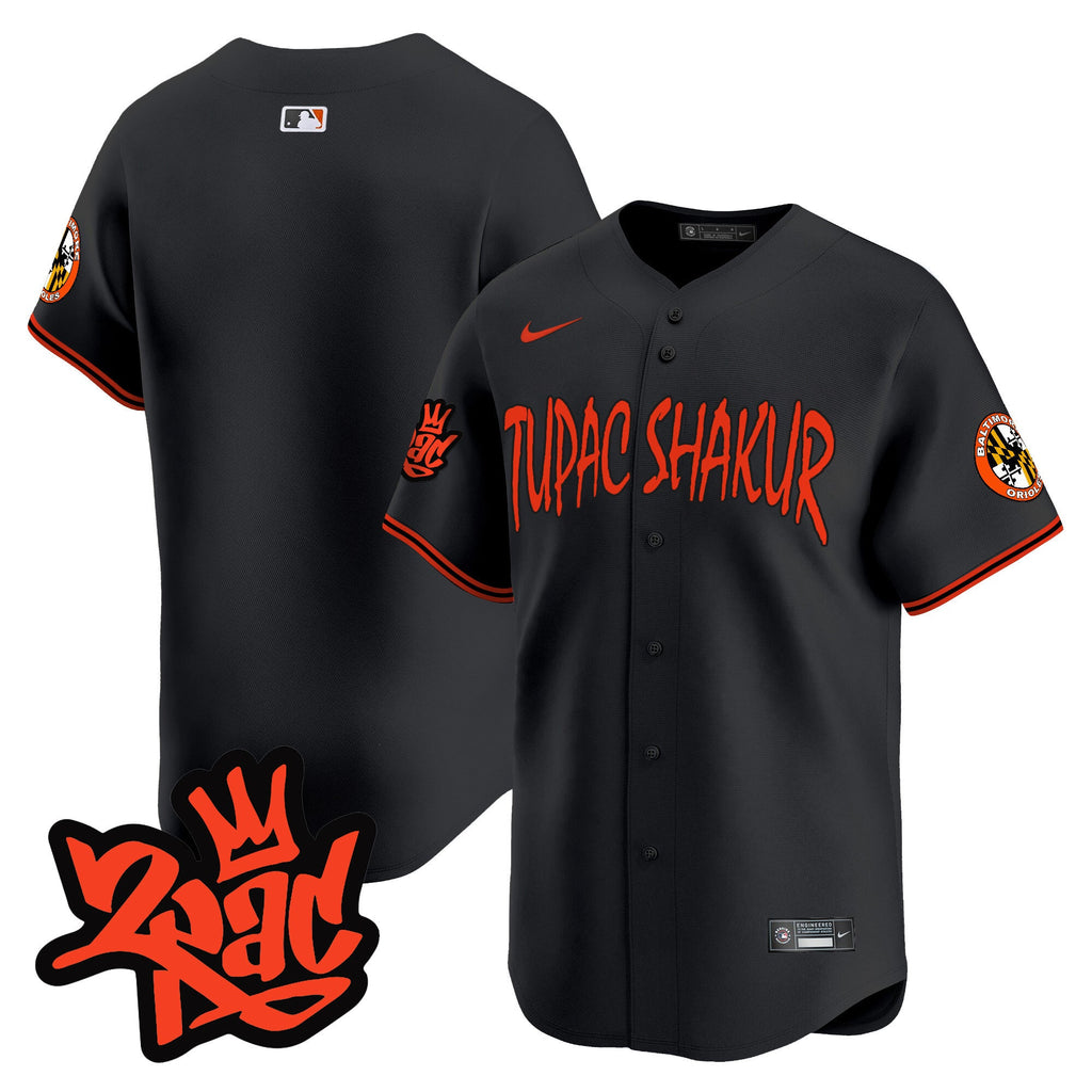 Men’s Baltimore Tupac Shakur Vapor Premier Limited Jersey