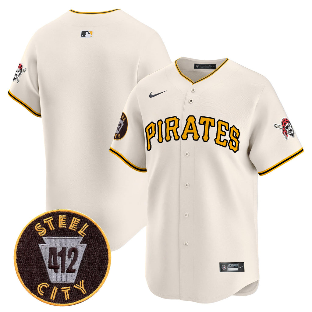 Men’s Pittsburgh 412 Patch Vapor Premier Limited Jersey V3