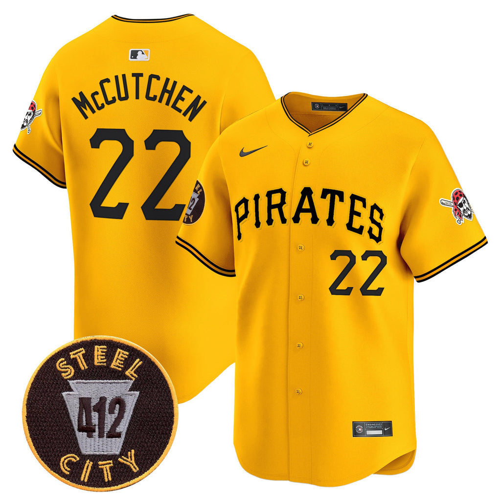 Men’s Pittsburgh 412 Patch Vapor Premier Limited Jersey V3