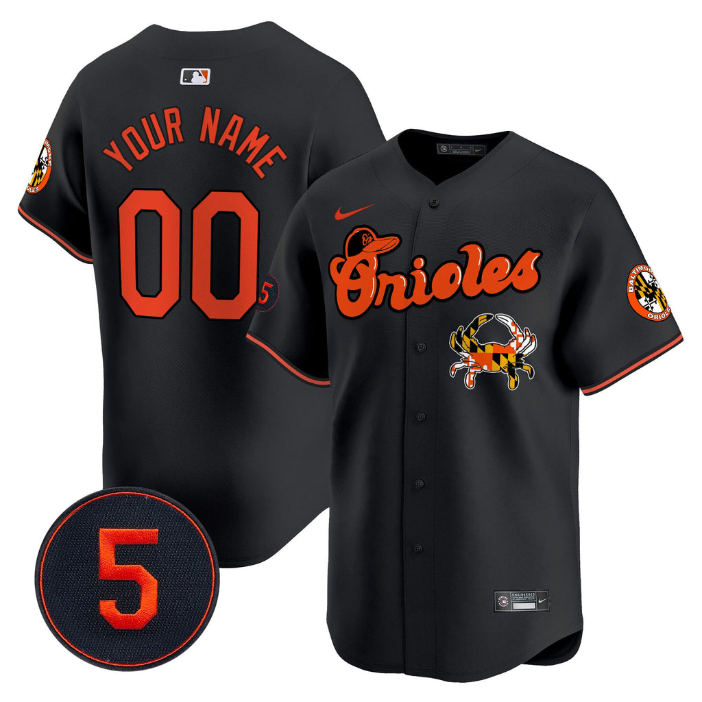 Baltimore Robinson Patch Vapor Premier Limited Custom Jersey V6