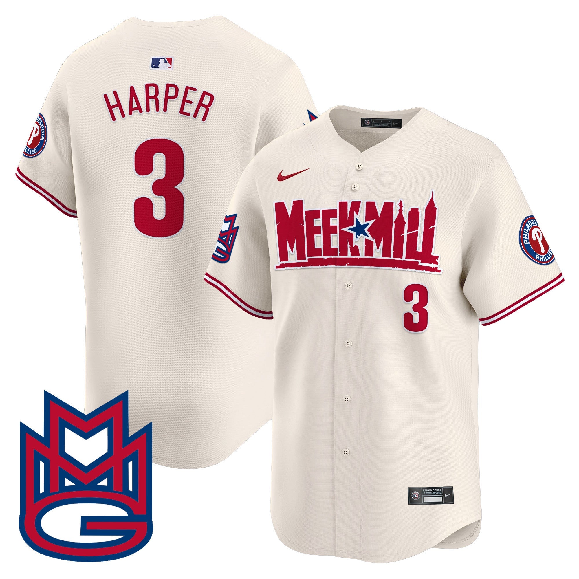 Men’s Meek Mill Vapor Premier Limited Jersey