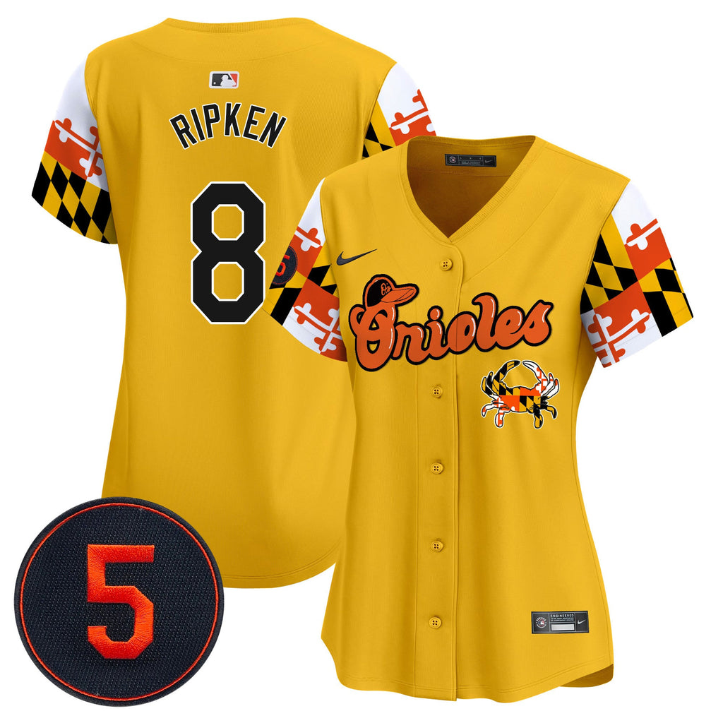 Women’s Baltimore Robinson Patch Vapor Premier Limited Jersey V7