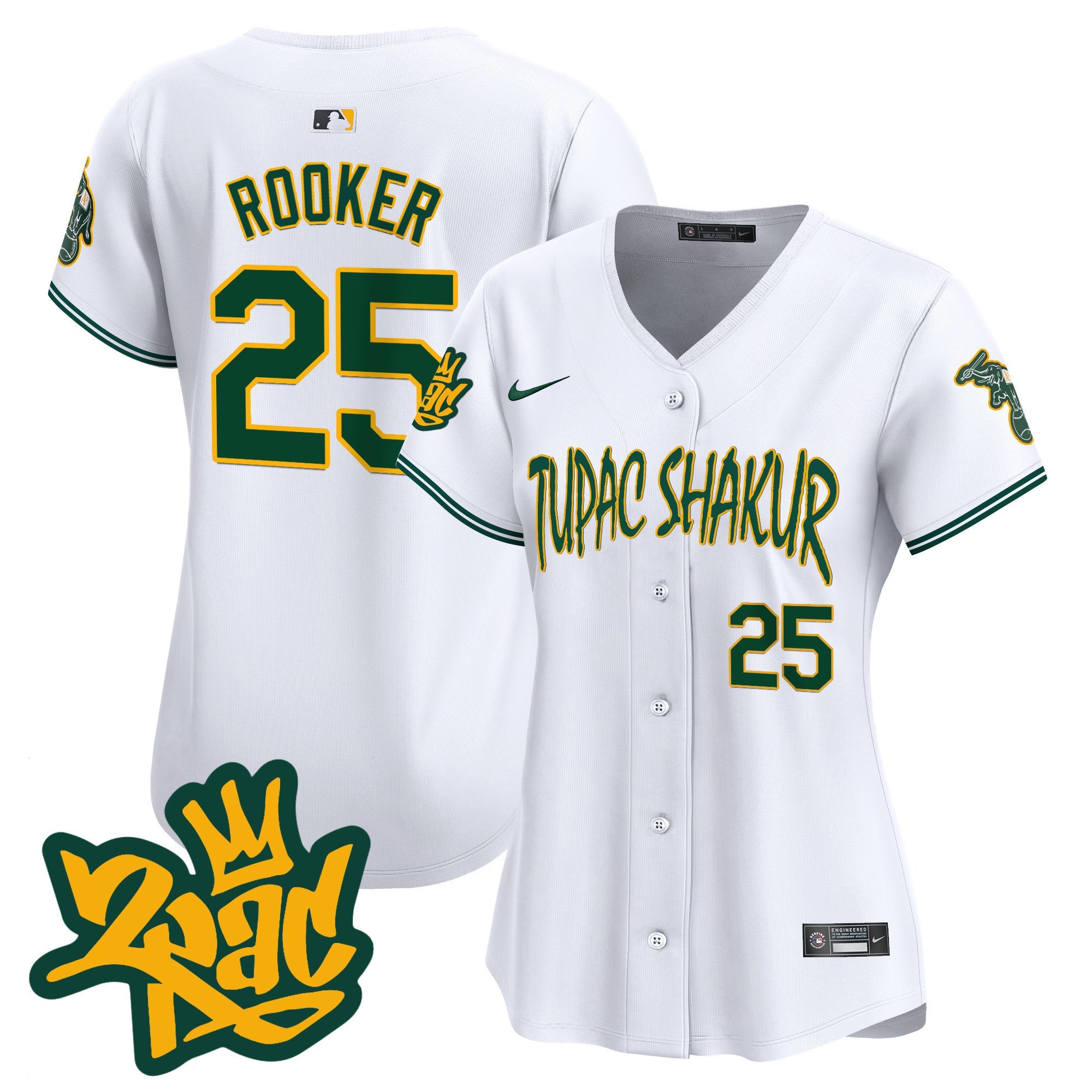 Women’s Oakland Tupac Shakur Vapor Premier Limited Jersey