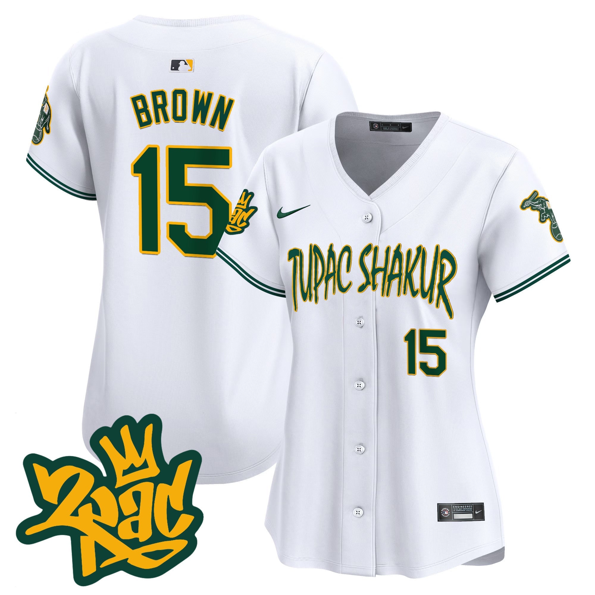 Women’s Oakland Tupac Shakur Vapor Premier Limited Jersey