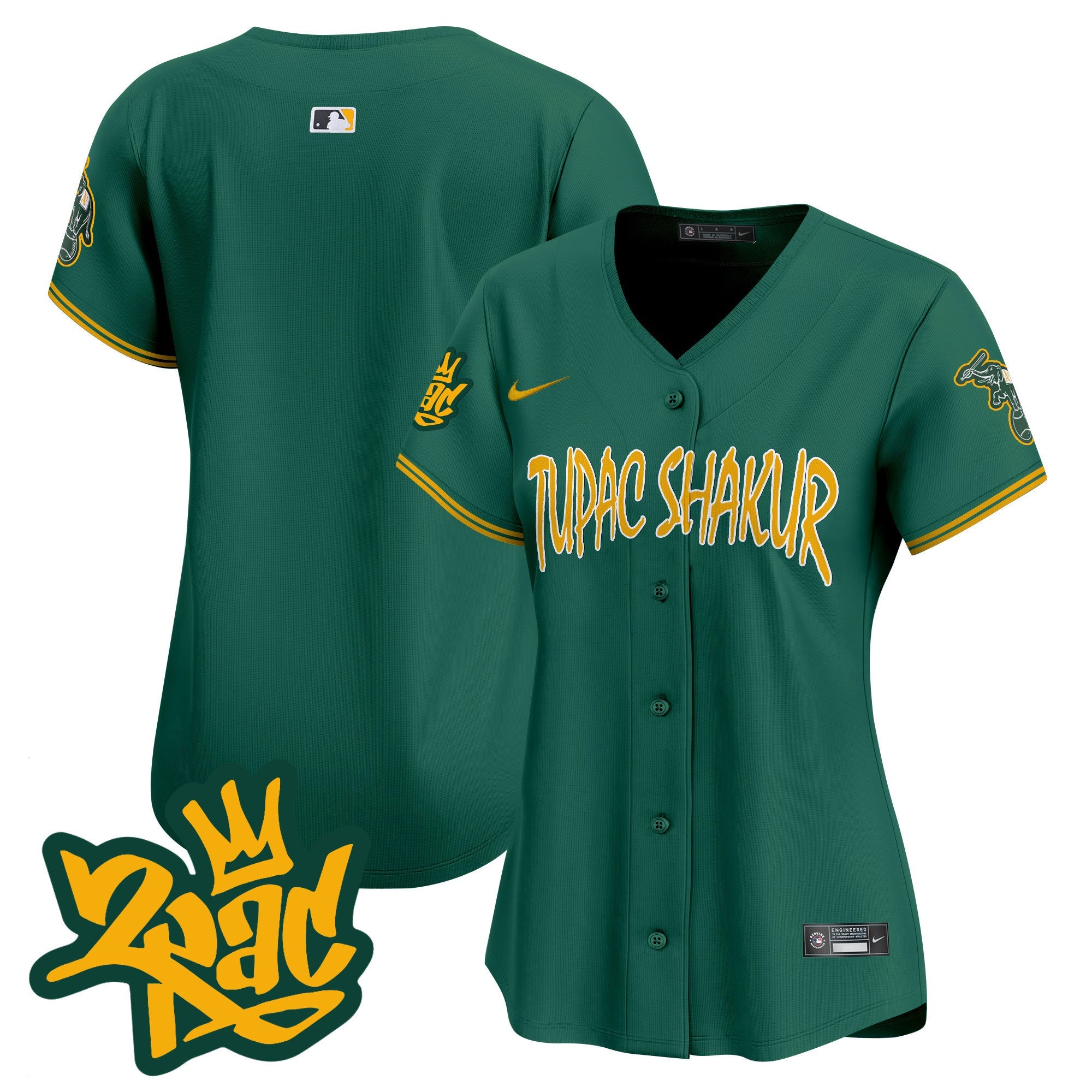Women’s Oakland Tupac Shakur Vapor Premier Limited Jersey