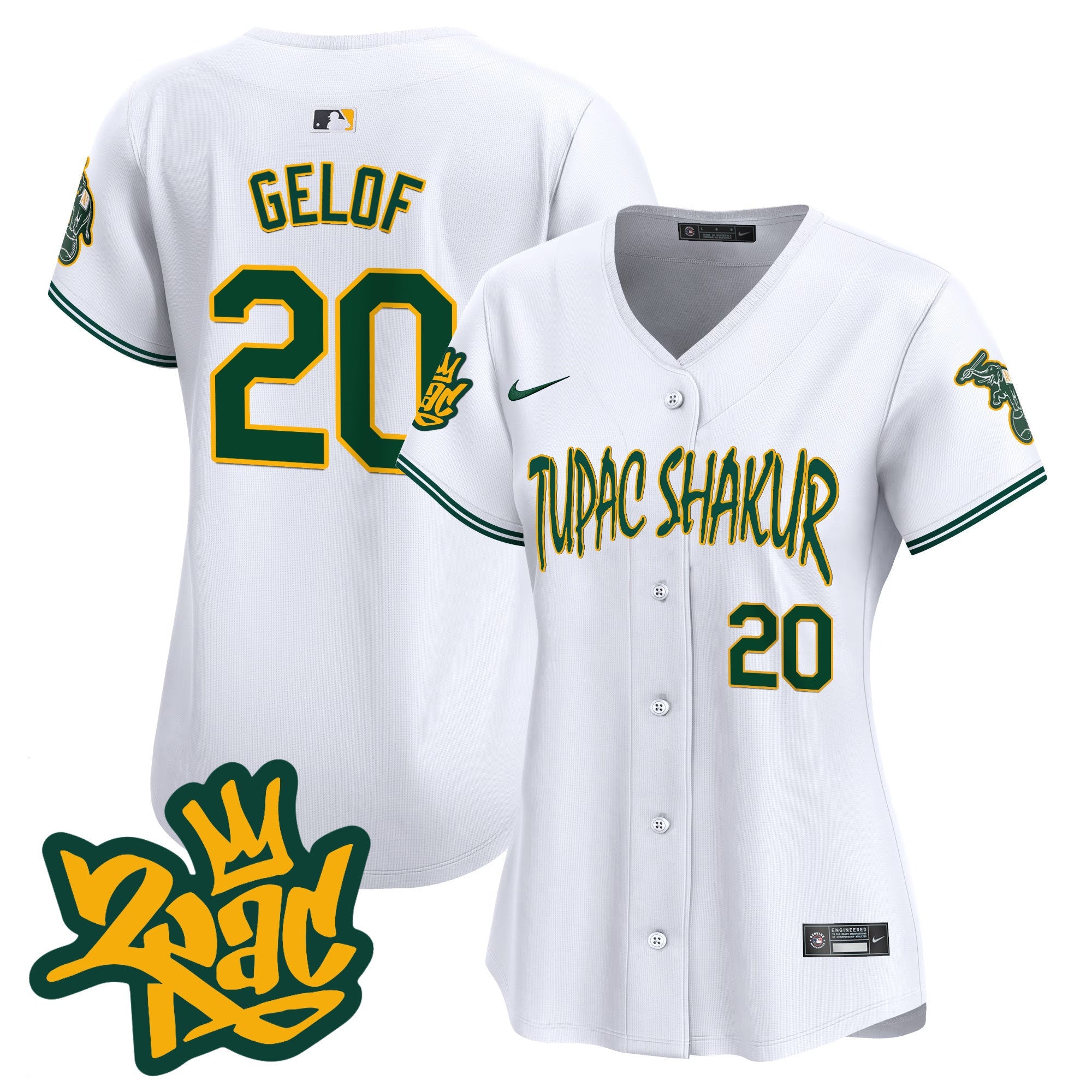 Women’s Oakland Tupac Shakur Vapor Premier Limited Jersey