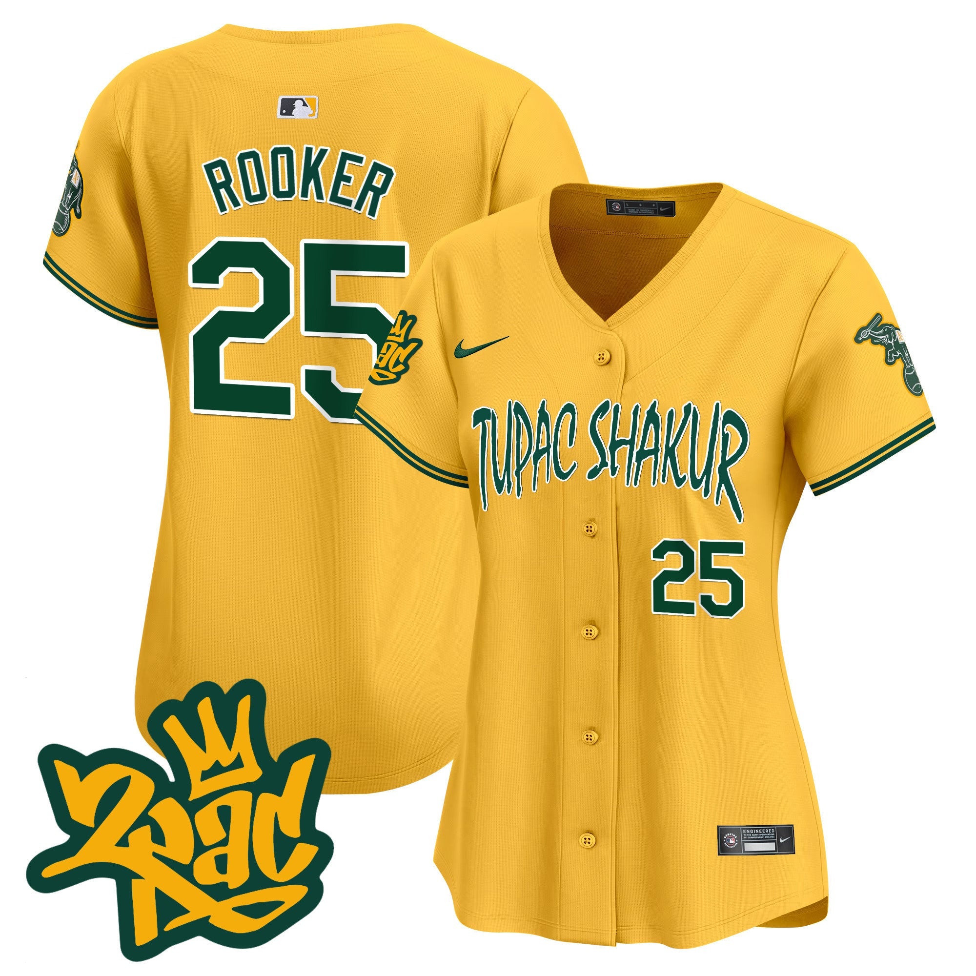 Women’s Oakland Tupac Shakur Vapor Premier Limited Jersey