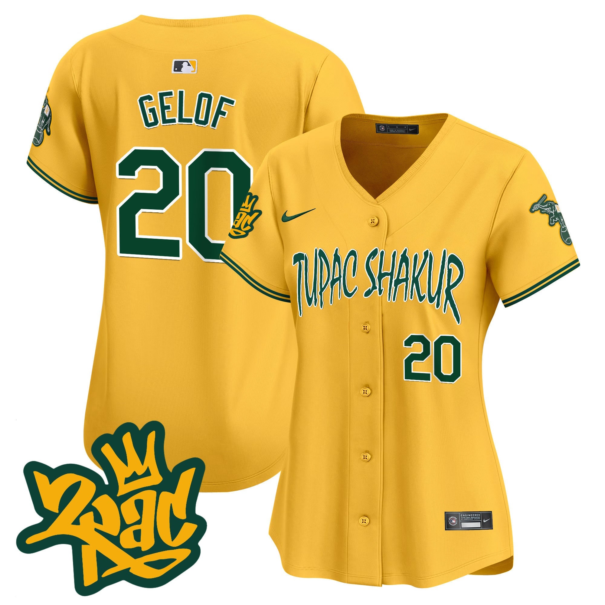 Women’s Oakland Tupac Shakur Vapor Premier Limited Jersey