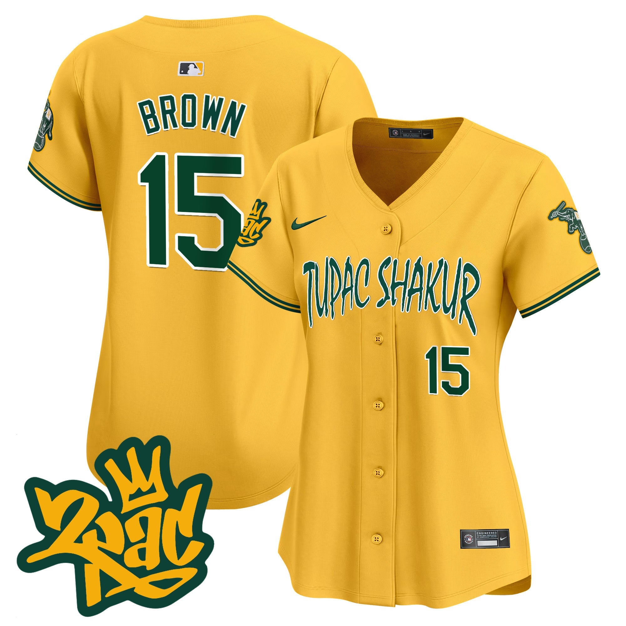 Women’s Oakland Tupac Shakur Vapor Premier Limited Jersey
