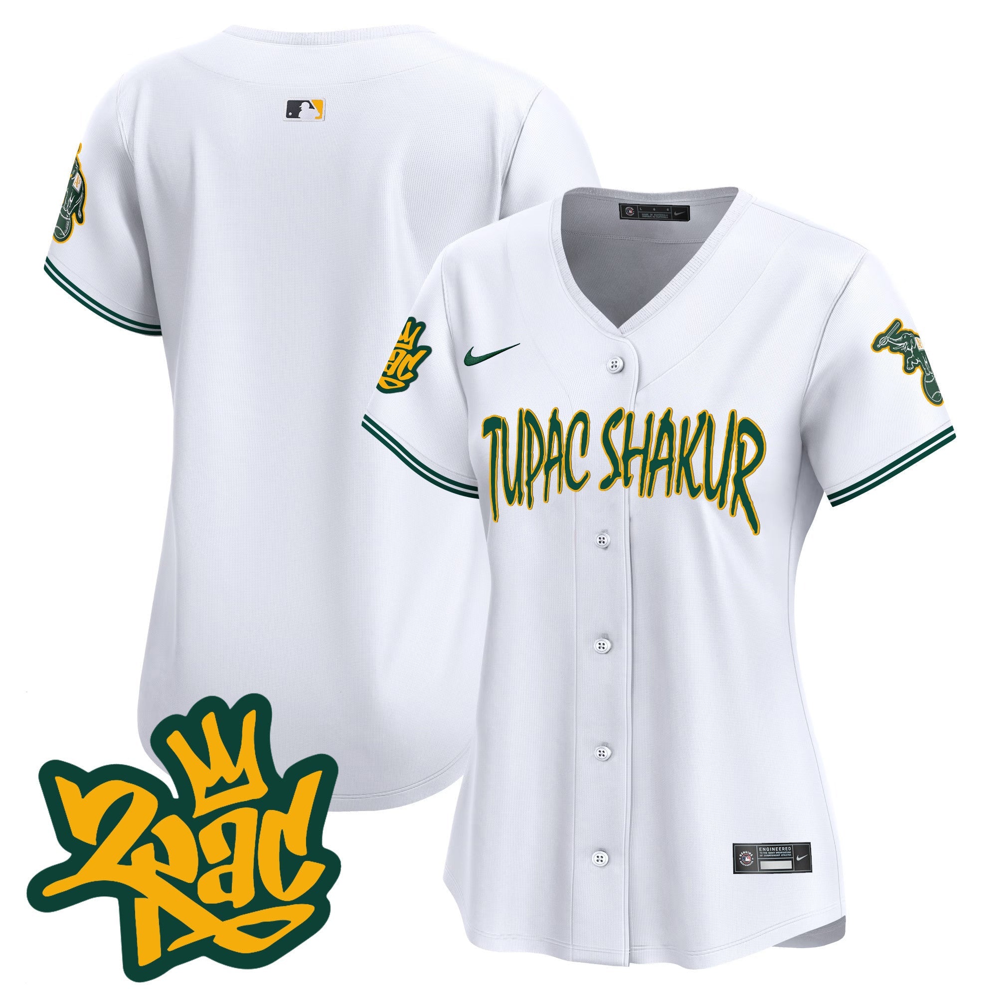 Women’s Oakland Tupac Shakur Vapor Premier Limited Jersey