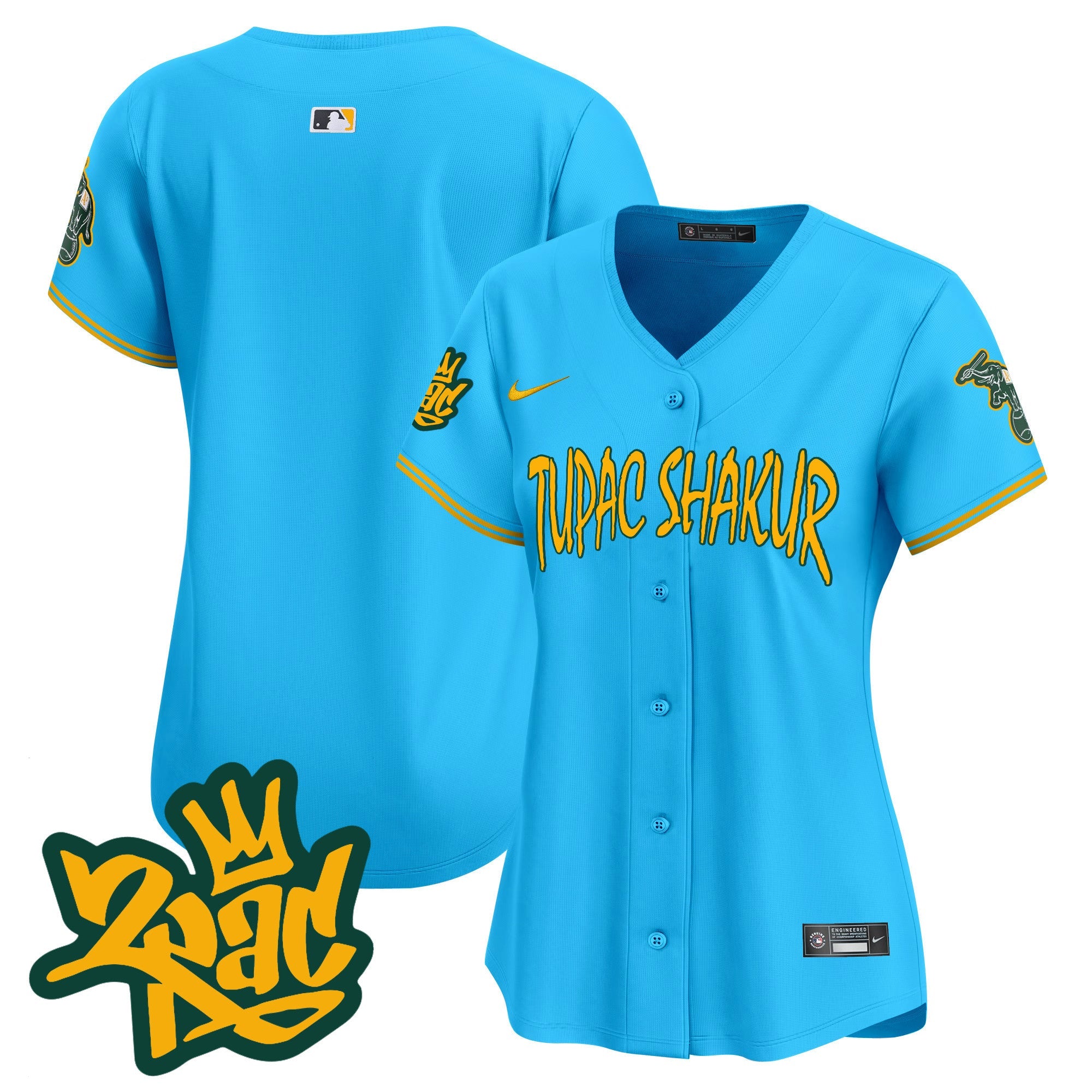 Women’s Oakland Tupac Shakur Vapor Premier Limited Jersey