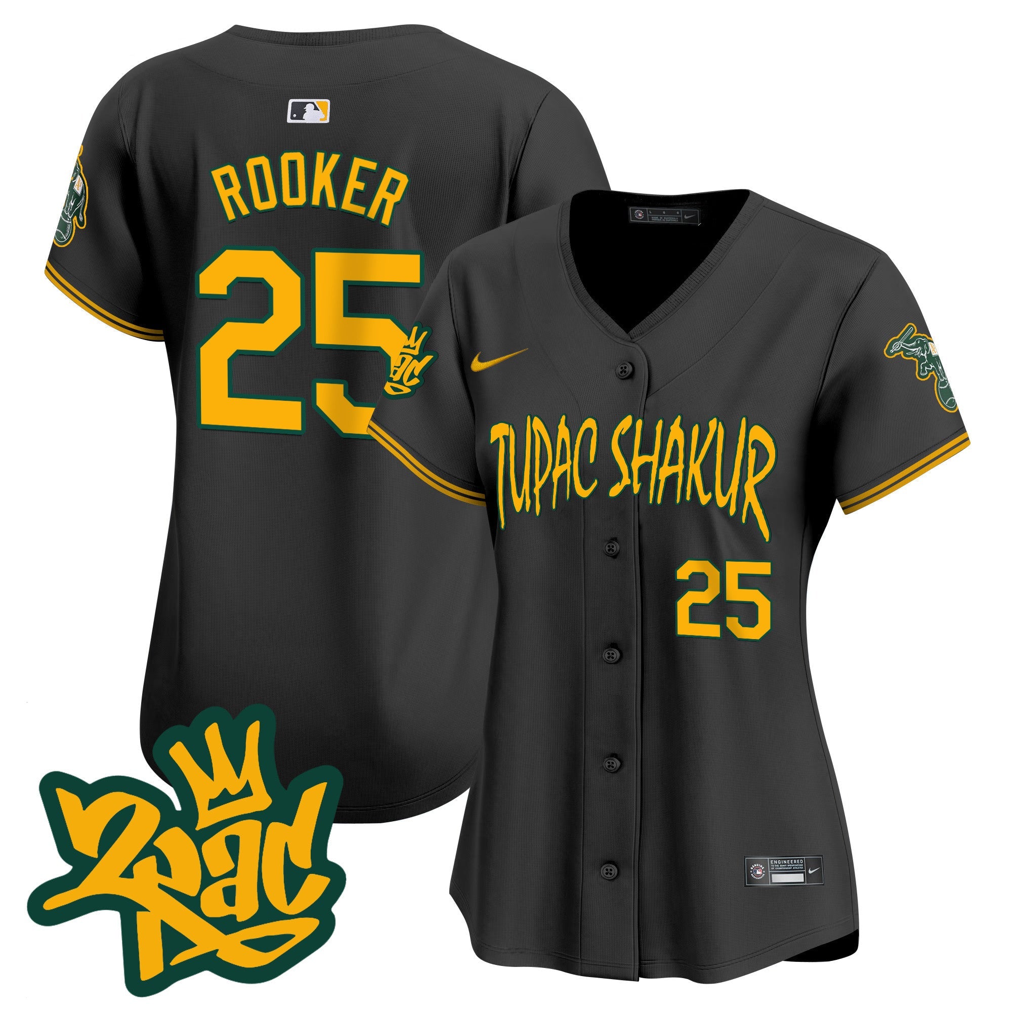 Women’s Oakland Tupac Shakur Vapor Premier Limited Jersey