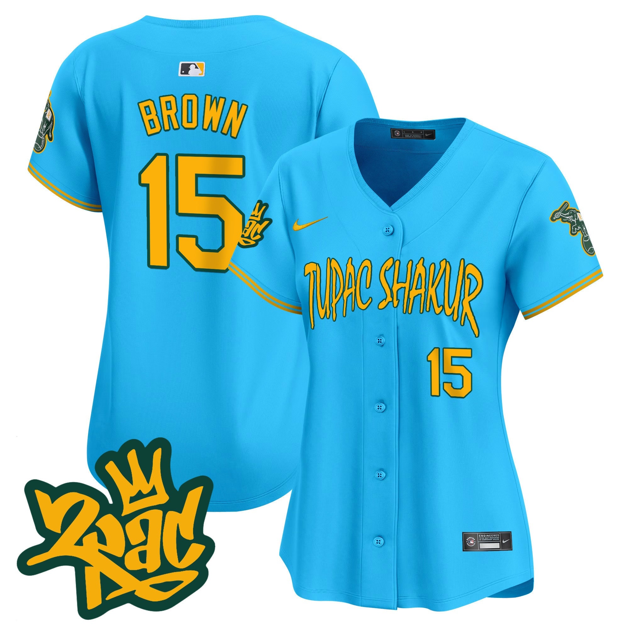 Women’s Oakland Tupac Shakur Vapor Premier Limited Jersey