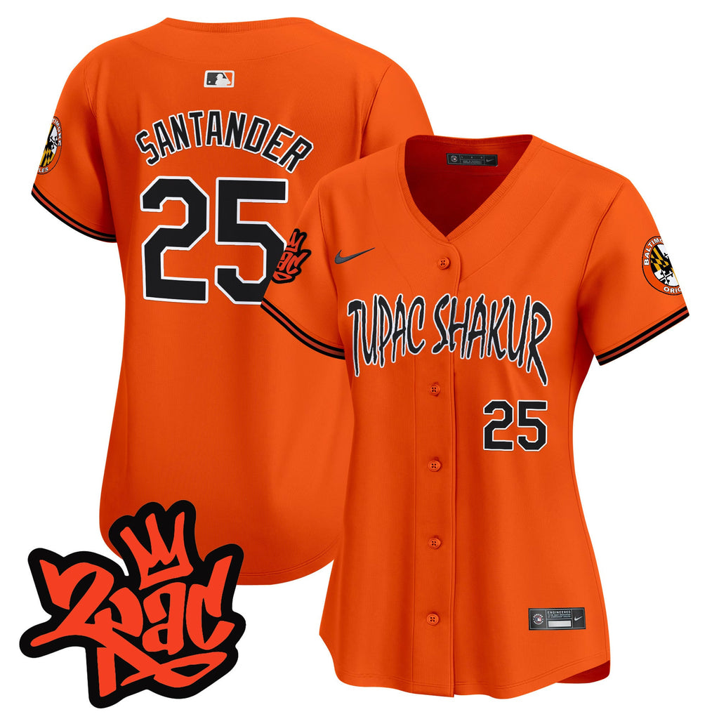 Women’s Baltimore Tupac Shakur Vapor Premier Limited Jersey