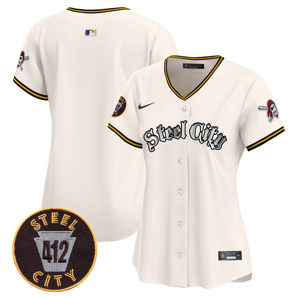 Women’s Pittsburgh 412 Patch Vapor Premier Limited Jersey V2