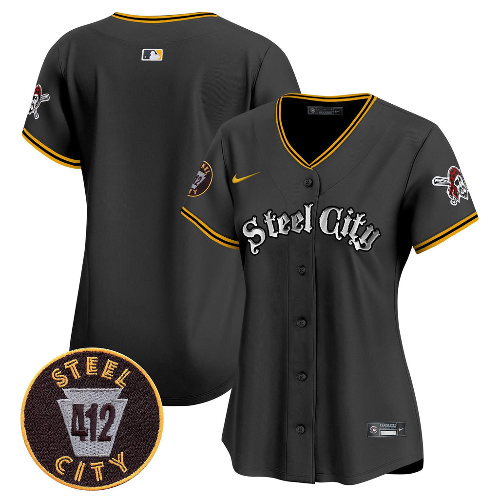 Women’s Pittsburgh 412 Patch Vapor Premier Limited Jersey V2