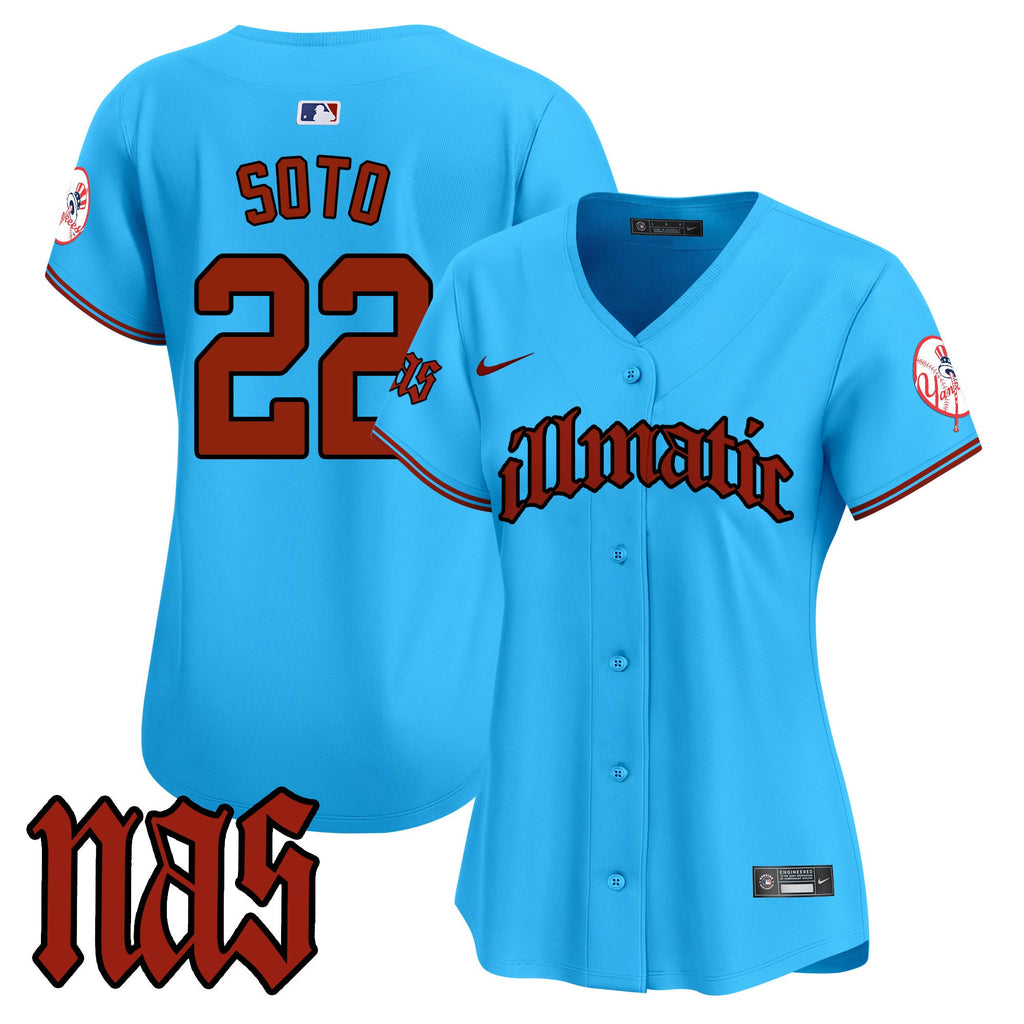 Women’s New York Nas Illmatic Vapor Premier Limited Jersey