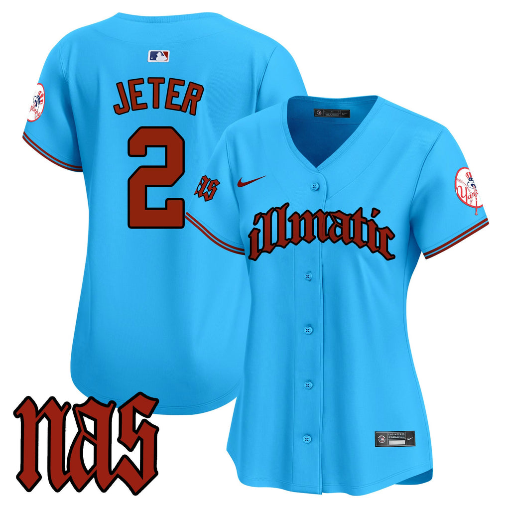 Women’s New York Nas Illmatic Vapor Premier Limited Jersey