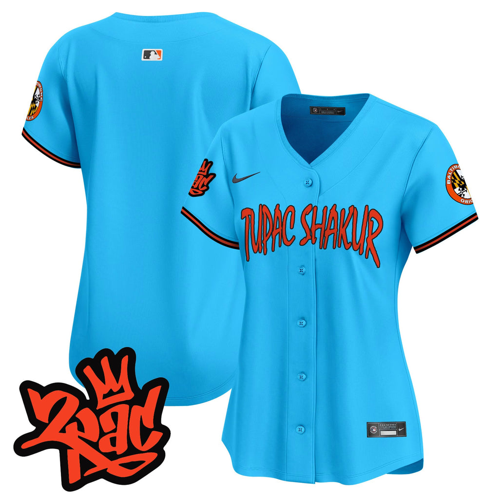Women’s Baltimore Tupac Shakur Vapor Premier Limited Jersey