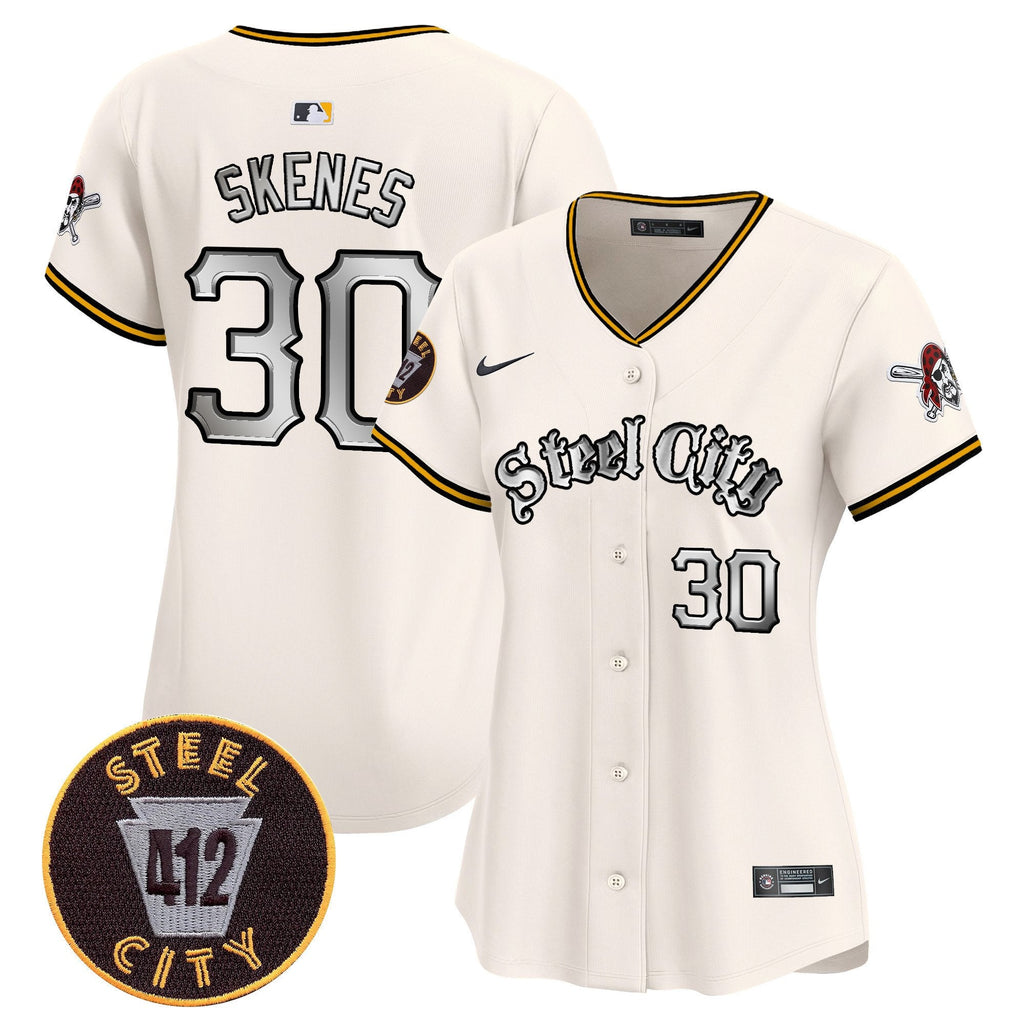 Women’s Pittsburgh 412 Patch Vapor Premier Limited Jersey V2