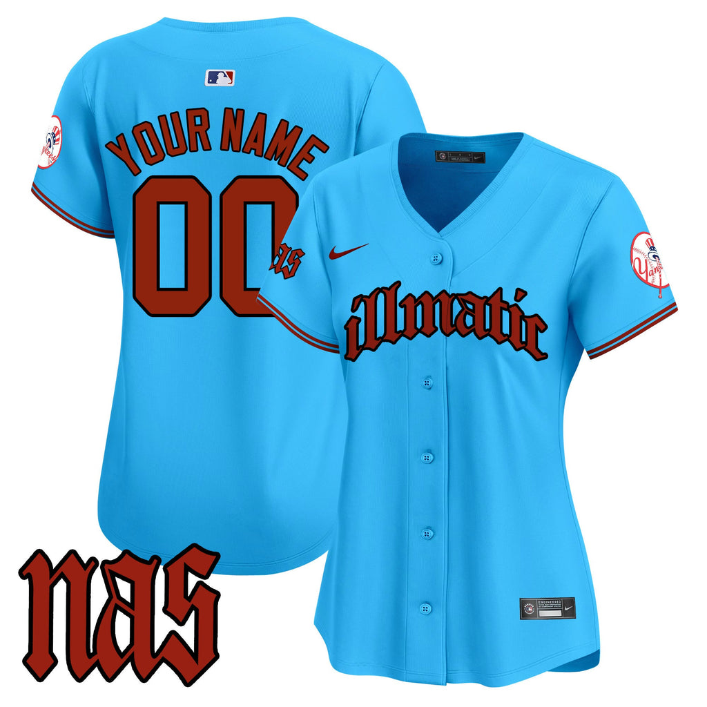 New York Nas Illmatic Vapor Premier Limited Custom Jersey