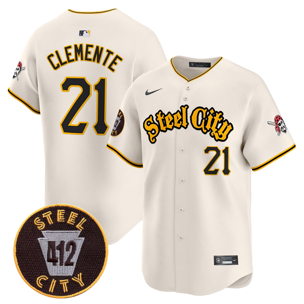 Men’s Pittsburgh 412 Patch Vapor Premier Limited Jersey V5