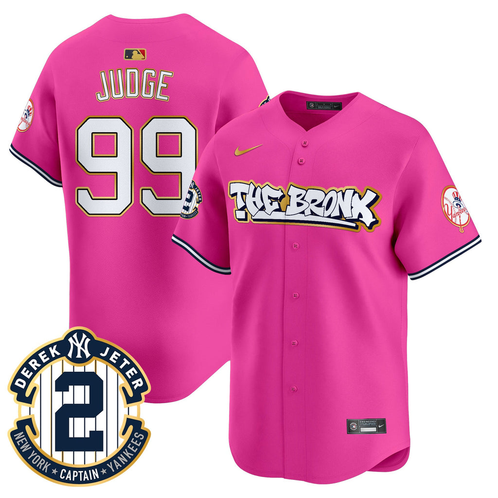 Men’s New York The Bronx Graffiti Gold Trim Vapor Premier Limited Jersey