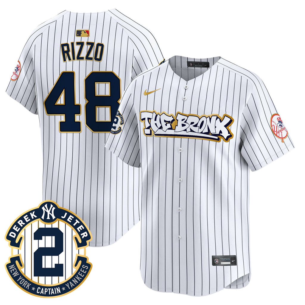 Men’s New York The Bronx Graffiti Gold Trim Vapor Premier Limited Jersey