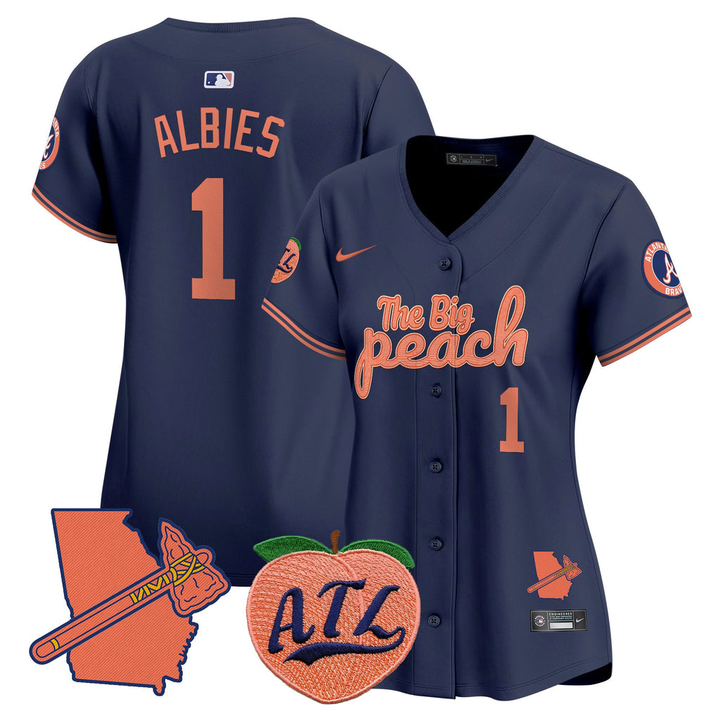 Women’s Atlanta The Big Peach Vapor Premier Limited Jersey