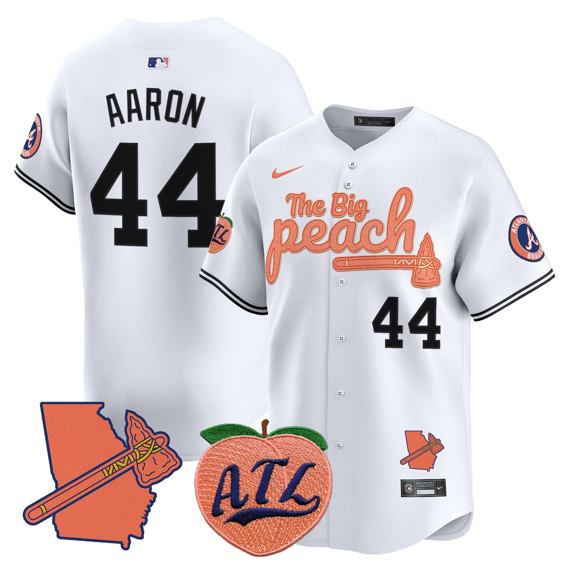 Men’s Atlanta The Big Peach Vapor Premier Limited Jersey V2