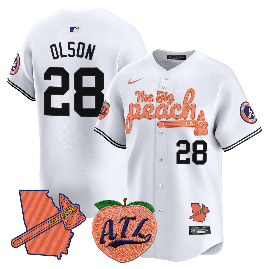 Men’s Atlanta The Big Peach Vapor Premier Limited Jersey V2